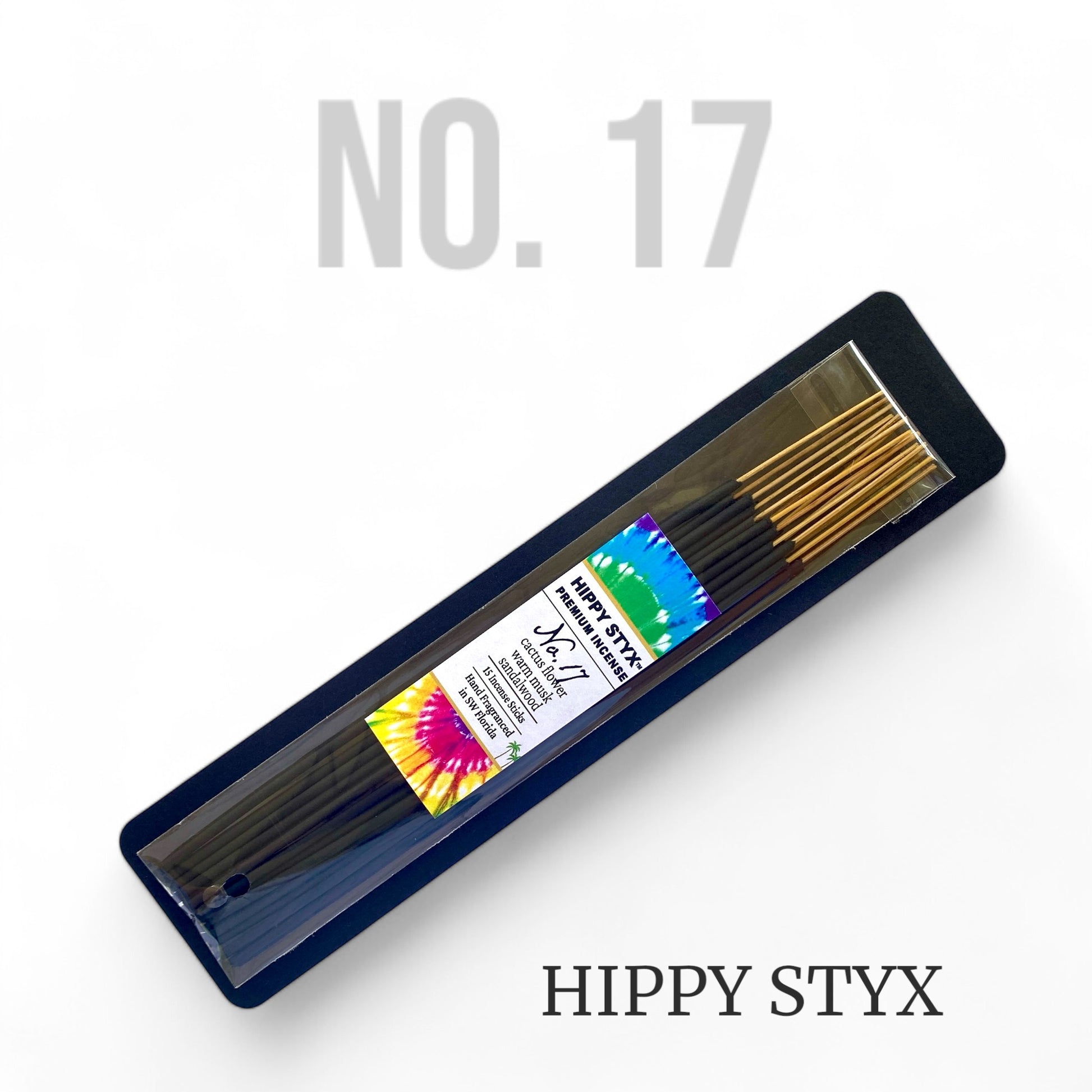 Fragrance No. 17 Hippy Styx Packaging with white background