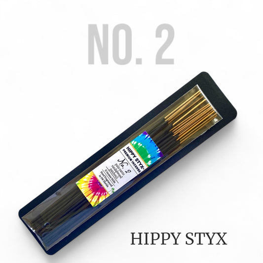 Fragrance No. 2 Hippy Styx Packaging with white background