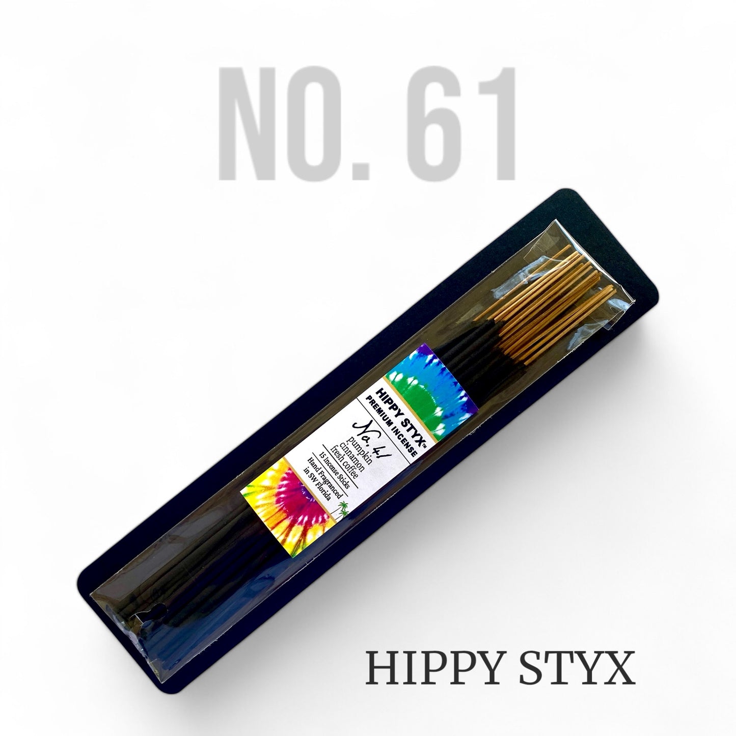 Fragrance No. 61 Hippy Styx Packaging with white background