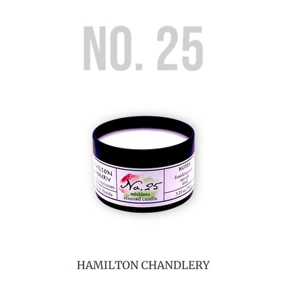 Fragrance No. 25 Wickless Candle Melt with White Background | Hamilton Chandlery