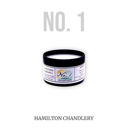 Fragrance No. 1 Wickless Candle Melt with White Background | Hamilton Chandlery