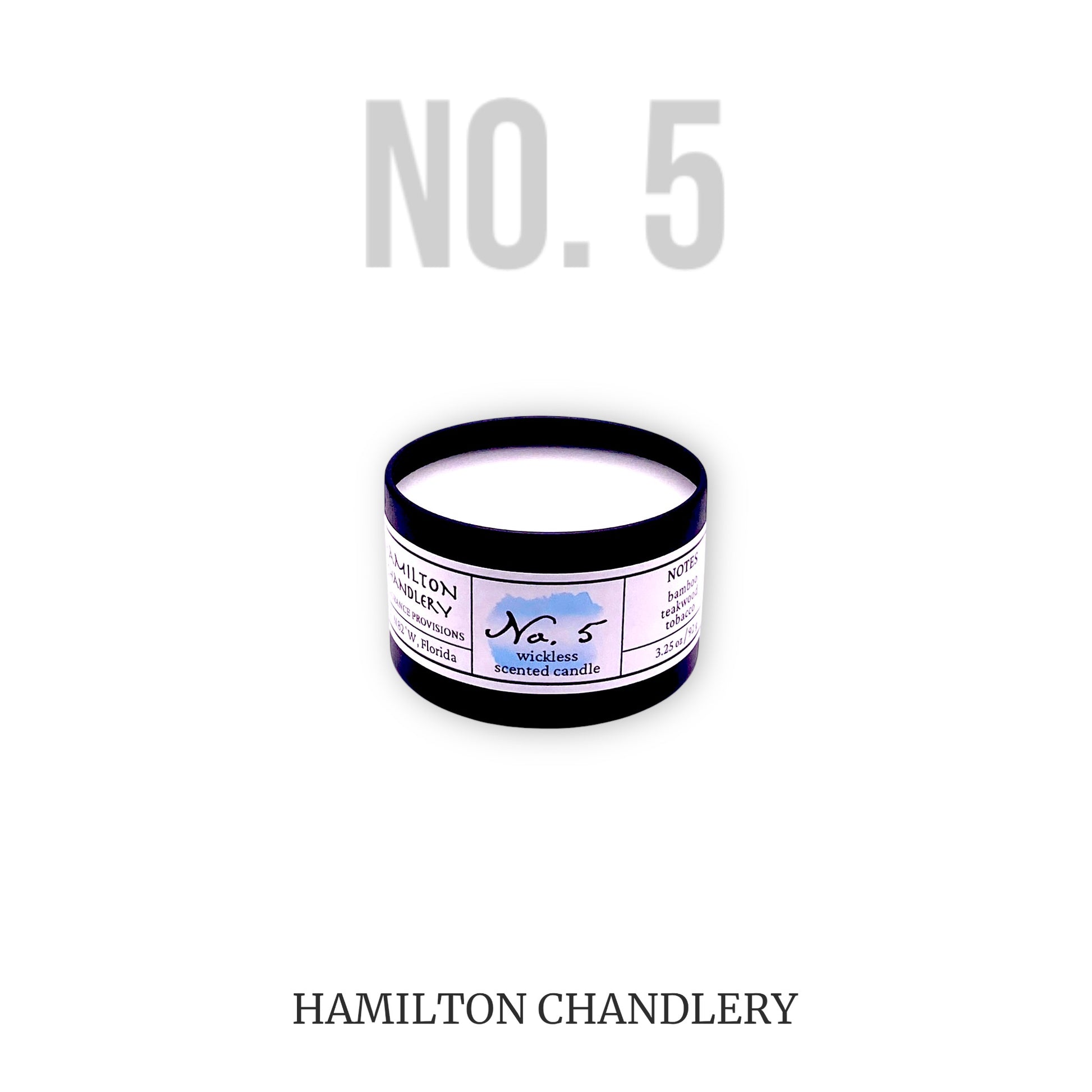 Fragrance No. 5 Wickless Candle Melt with White Background | Hamilton Chandlery