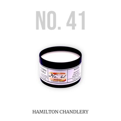 Fragrance No. 41 Wickless Candle Melt with White Background | Hamilton Chandlery