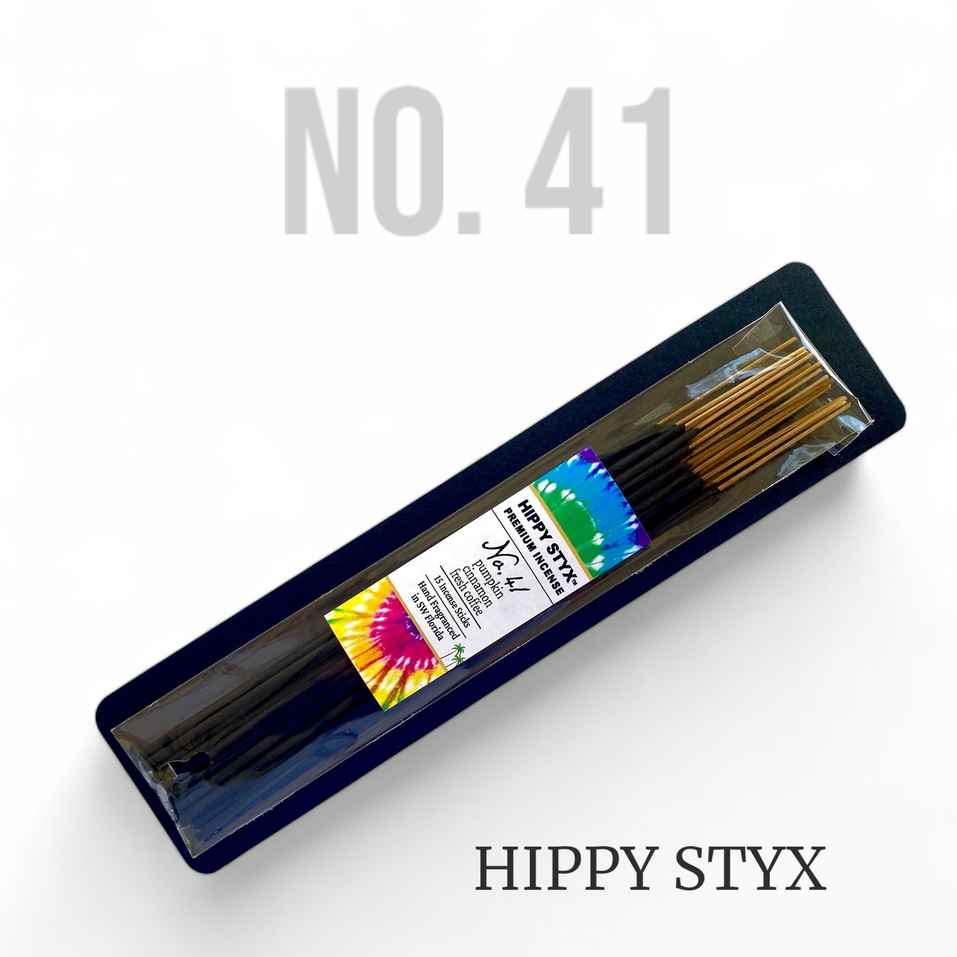 Fragrance No. 41 Hippy Styx Packaging with white background