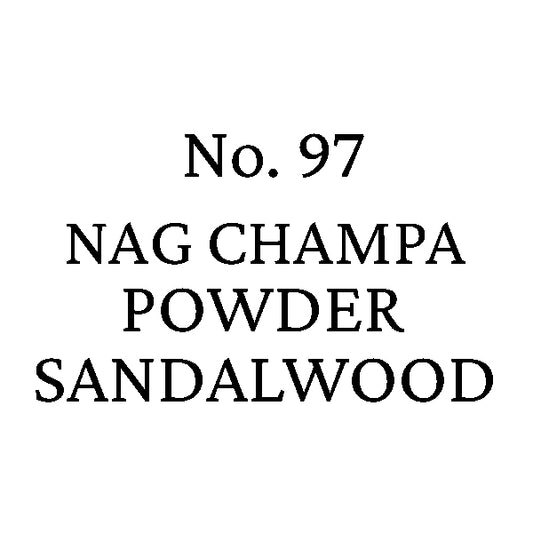 Fragrance No. 97 Key Notes with White Background | Hamilton Chandlery