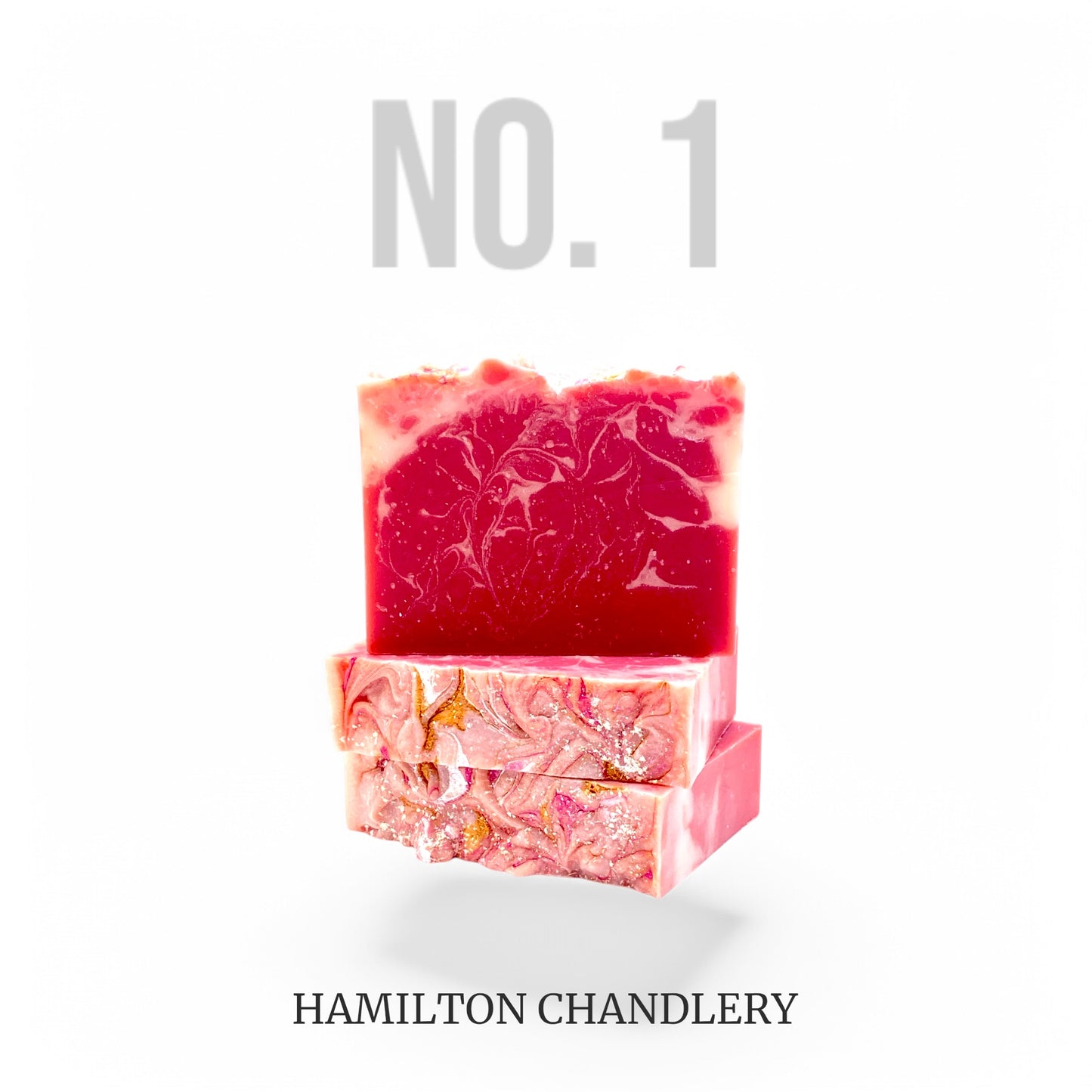 Fragrance No. 1 Artisan Soap with White Background | Hamilton Chandlery