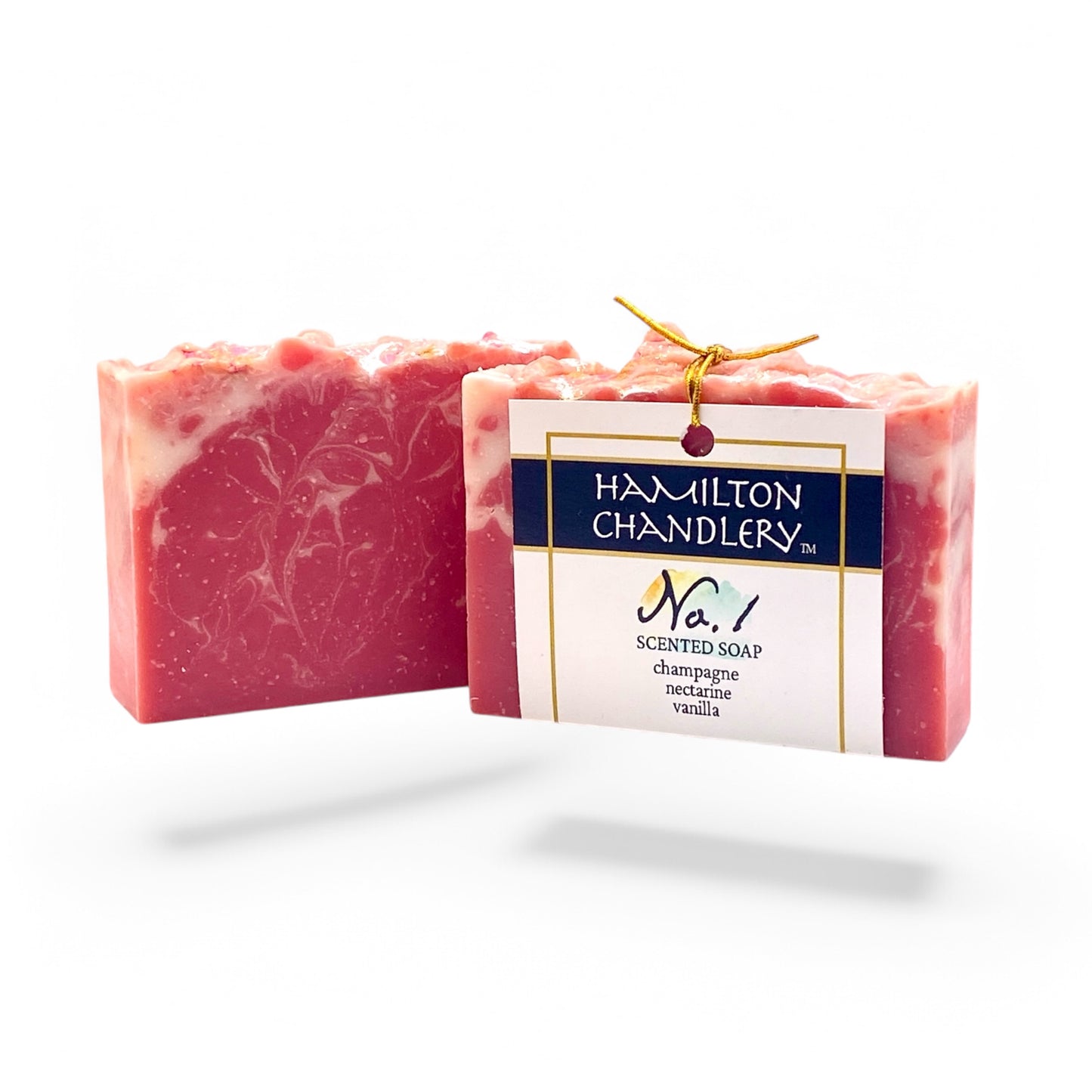 Fragrance No. 1 Artisan Soap with White Background | Hamilton Chandlery