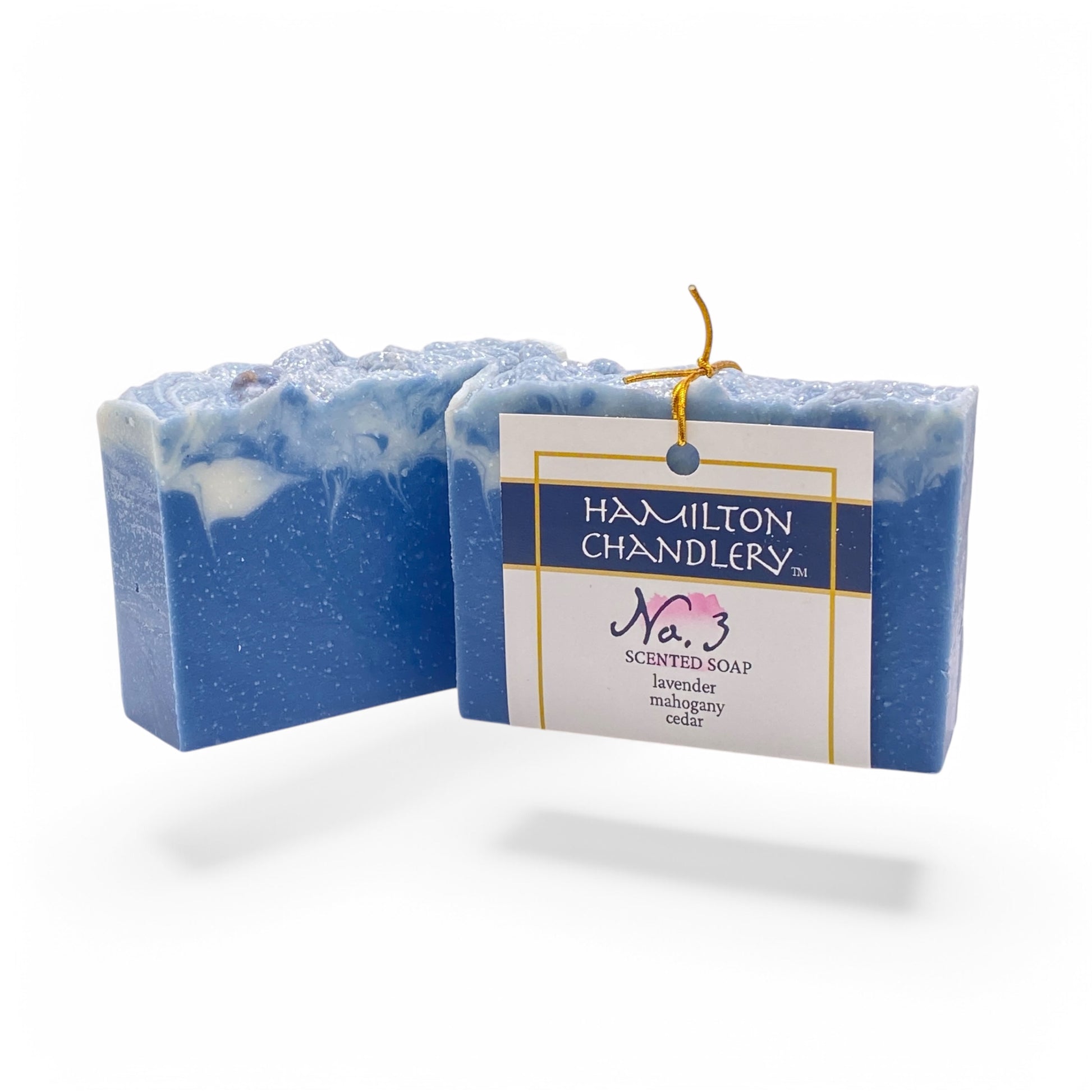 Fragrance No. 3 Artisan Soap with White Background | Hamilton Chandlery