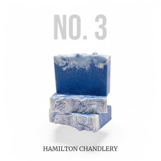 Fragrance No. 3 Artisan Soap with White Background | Hamilton Chandlery