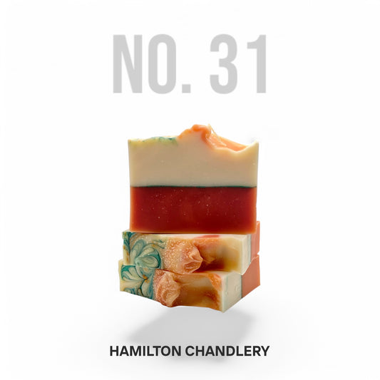 Fragrance No. 31 Artisan Soap with White Background | Hamilton Chandlery