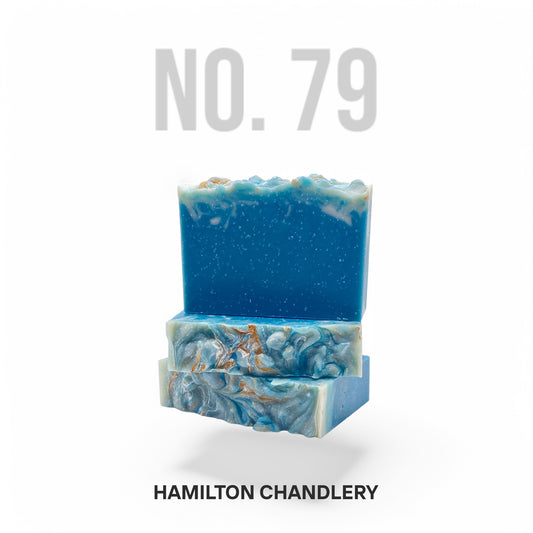 Fragrance No. 79 Artisan Soap with White Background | Hamilton Chandlery