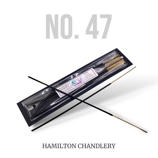 Fragrance No. 47 Incense Sticks with White Background | Hamilton Chandlery