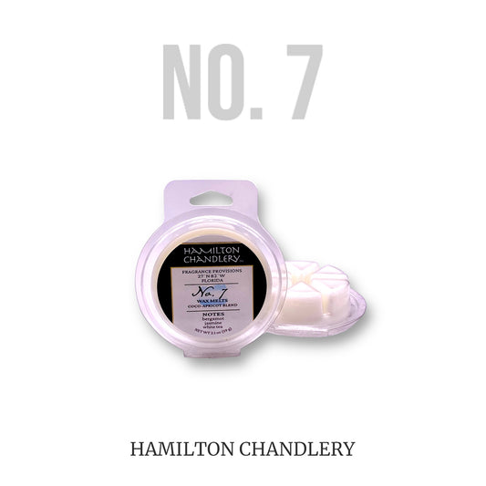 Fragrance No. 7 Wax Melts with White Background | Hamilton Chandlery