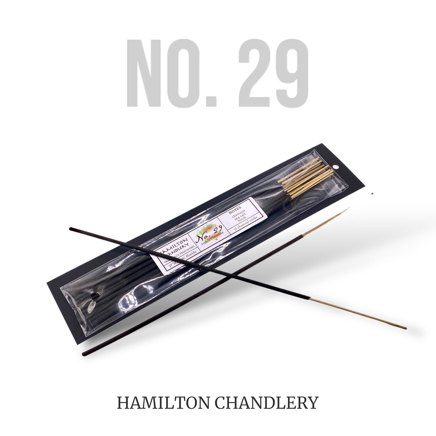 Fragrance No. 29 Incense Sticks with White Background | Hamilton Chandlery