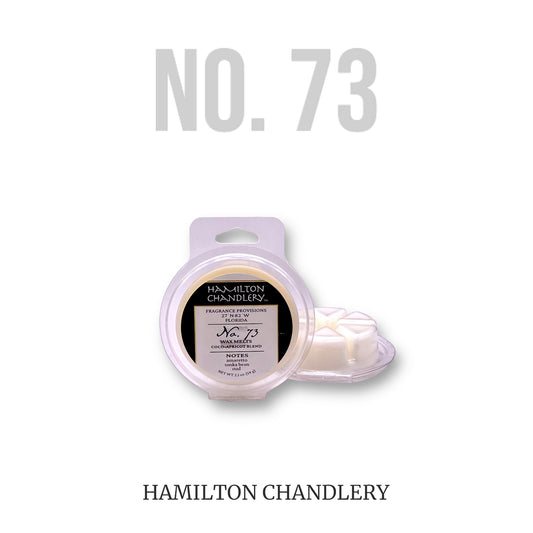 Fragrance No. 73 Wax Melts with White Background | Hamilton Chandlery