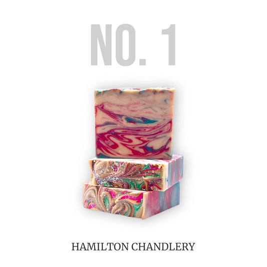 Fragrance No. 1 Artisan Soap with White Background | Hamilton Chandlery