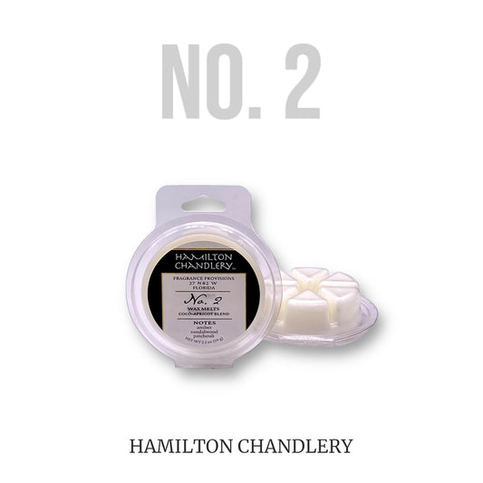 Fragrance No. 2 Wax Melts with White Background | Hamilton Chandlery