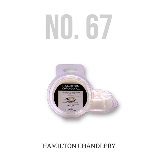 Fragrance No. 67 Wax Melts with White Background | Hamilton Chandlery
