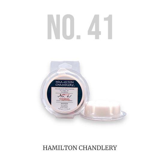Fragrance No. 41 Wax Melts with White Background | Hamilton Chandlery