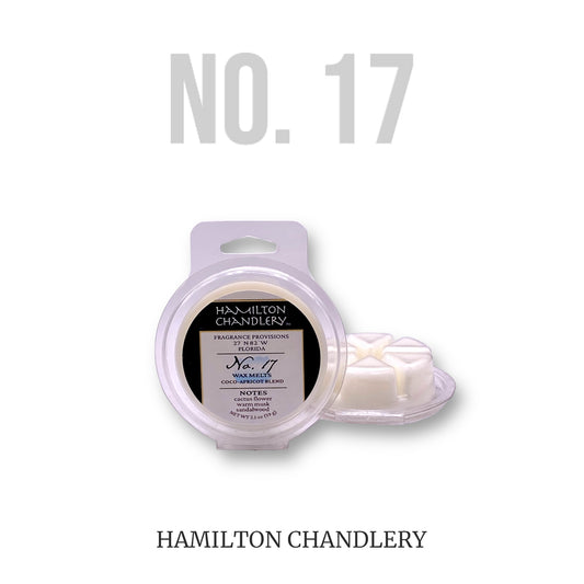 Fragrance No. 17 Wax Melts with White Background | Hamilton Chandlery