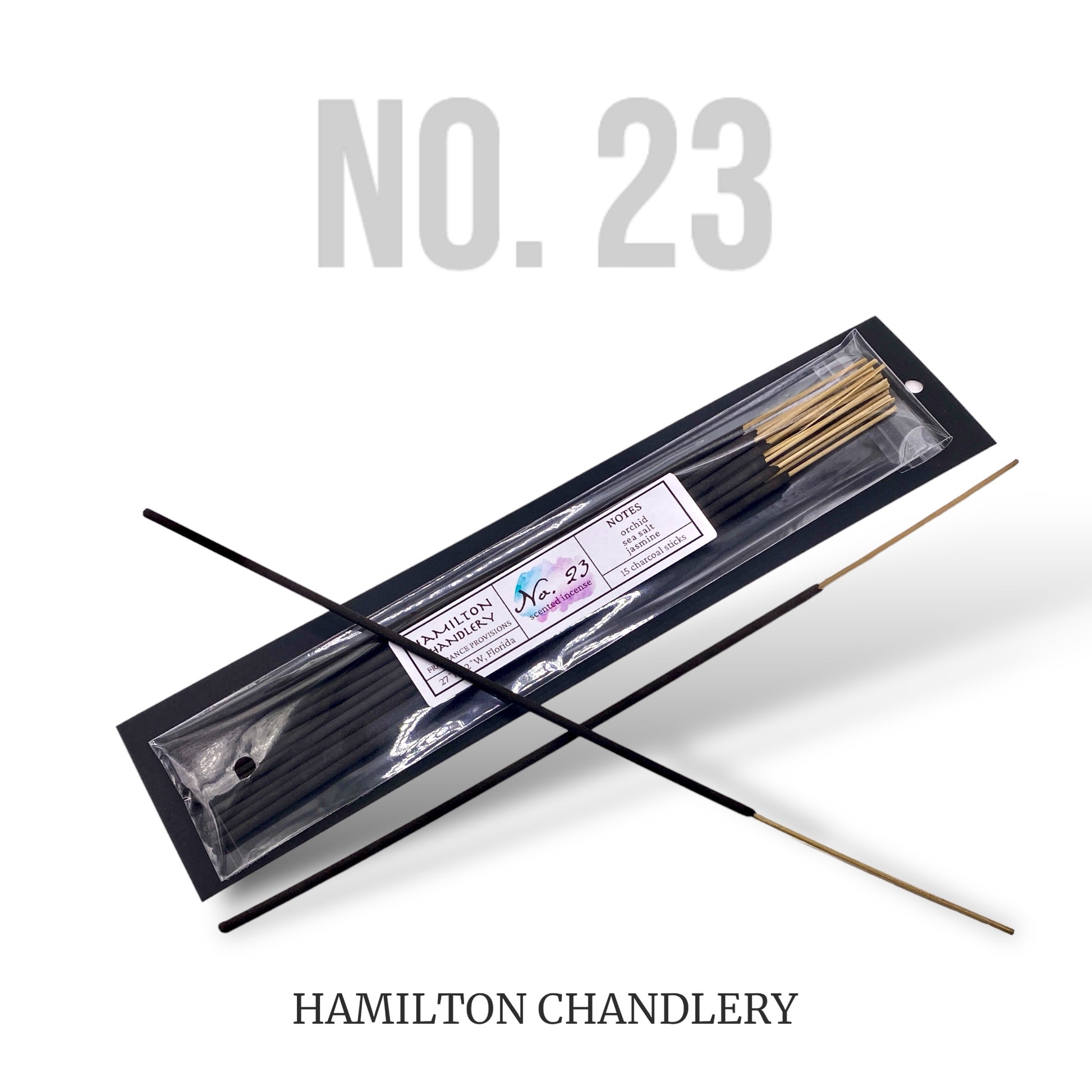 Fragrance No. 23 Incense Sticks with White Background | Hamilton Chandlery