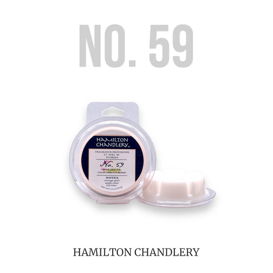 Fragrance No. 59 Wax Melts with White Background | Hamilton Chandlery