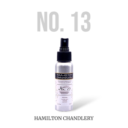 Fragrance No. 13 Deodorizing Room Mist in White Background | Hamilton Chandlery