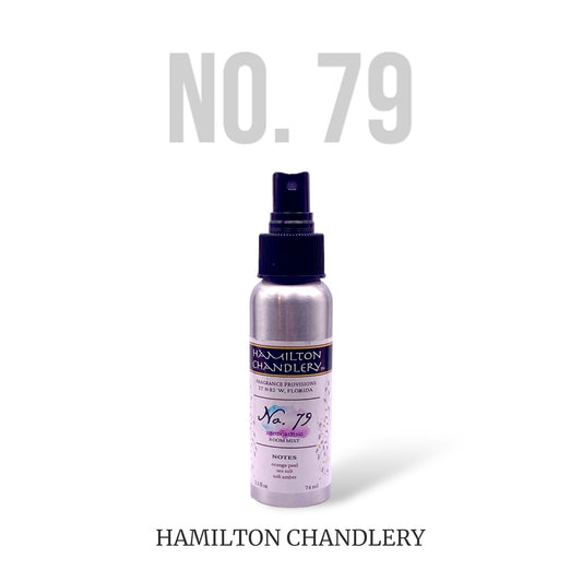 Fragrance No. 79 Deodorizing Room Mist with White Background | Hamilton Chandlery