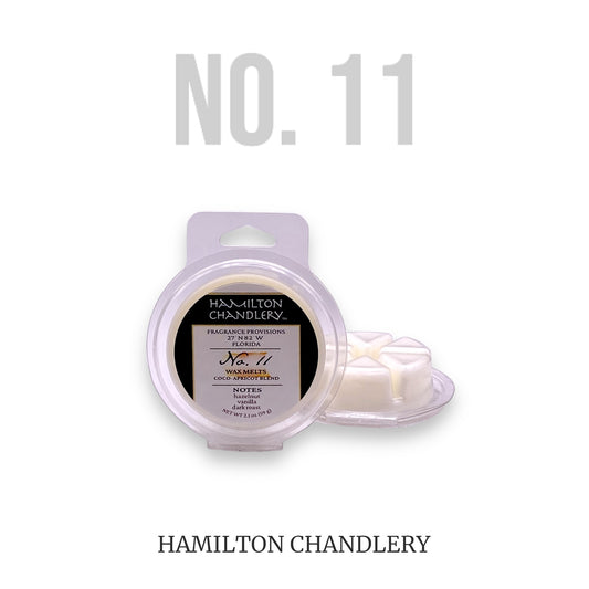 Fragrance no. 11 Wax Melts with White Background | Hamilton Chandlery