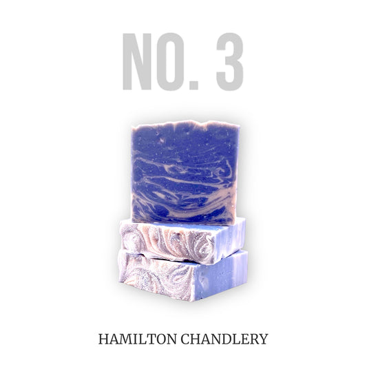 Fragrance No. 3 Artisan Soap with White Background | Hamilton Chandlery