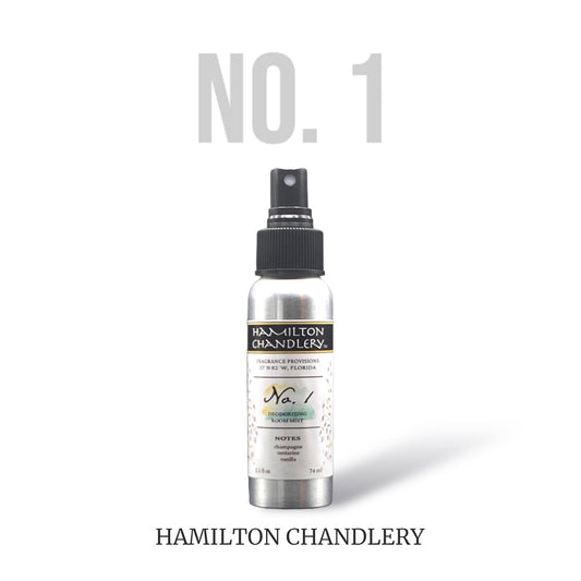 Fragrance No. 1 Room Mist Small in White Background | Hamilton Chandlery